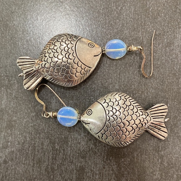 Jewelry - SLIVER FISH 🐠 EARRINGS